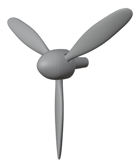 P714 SB2C-1 Helldiver propellers